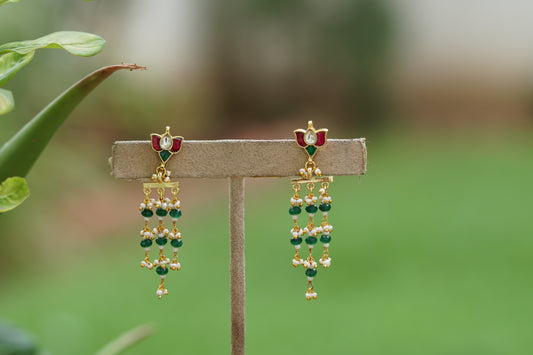 Kundan earring (1-4424) - JEWELSTYLE