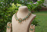 Kundan FIROZA Necklace set(4-8580)(R)