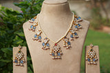 Kundan Necklace set(4-8581)(R)