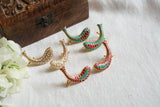 Fish shaped earcuff earrings(1-4705)(R)
