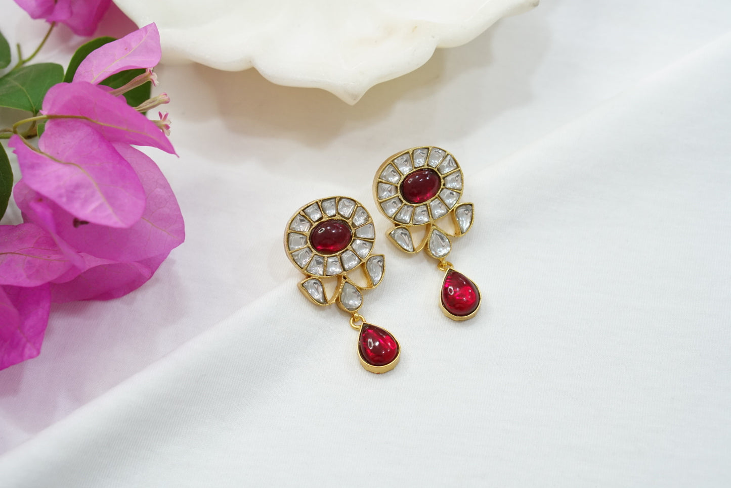 Kundan Studs (1-3885)(R)(preorder)