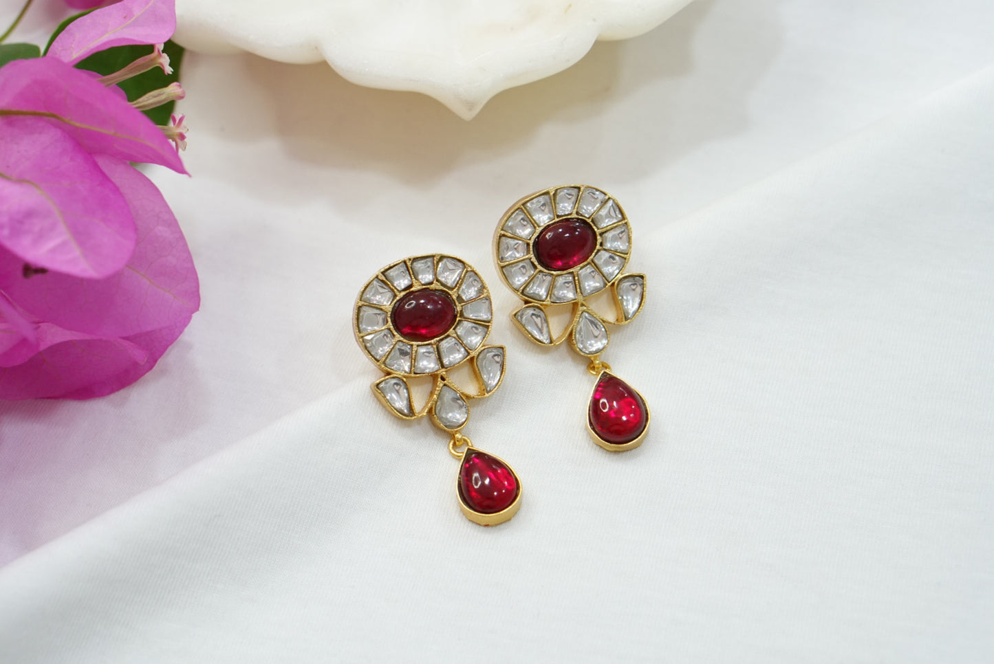 Kundan Studs (1-3885)(R)(preorder)