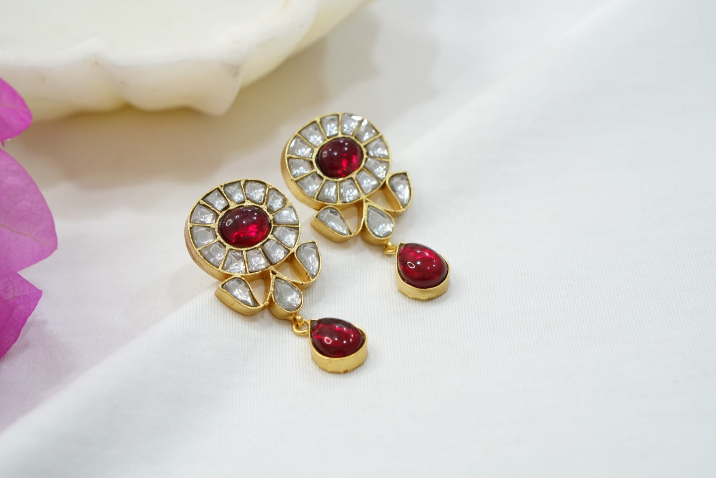 Kundan Studs (1-3885)(R)(preorder)