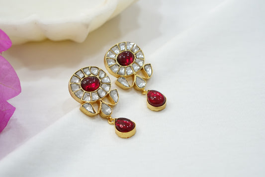 Kundan Studs (1-3885)(R)(preorder)