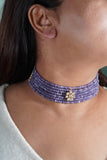 Mossainite polki choker (4-7734)(R)(ALREADY DISCOUNTED)