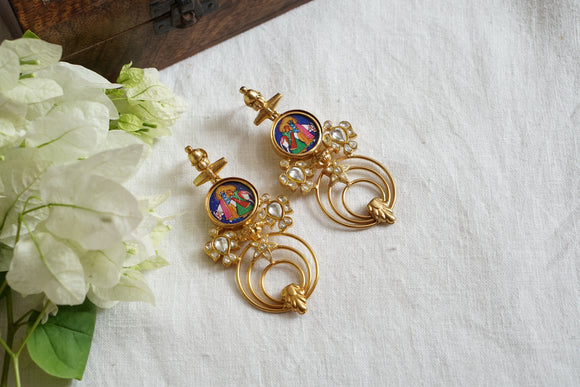 Kundan Earrings (1-4698)(R)