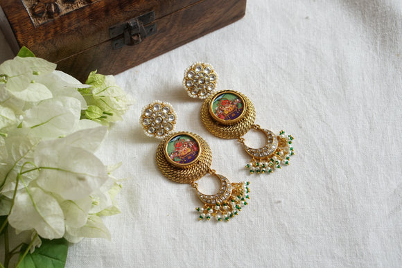 Kundan Earrings (1-4697)(R)