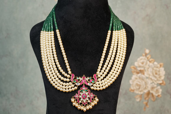 Kundan Pendant Necklace (4-8245)(K) (ALREADY DISCOUNTED)