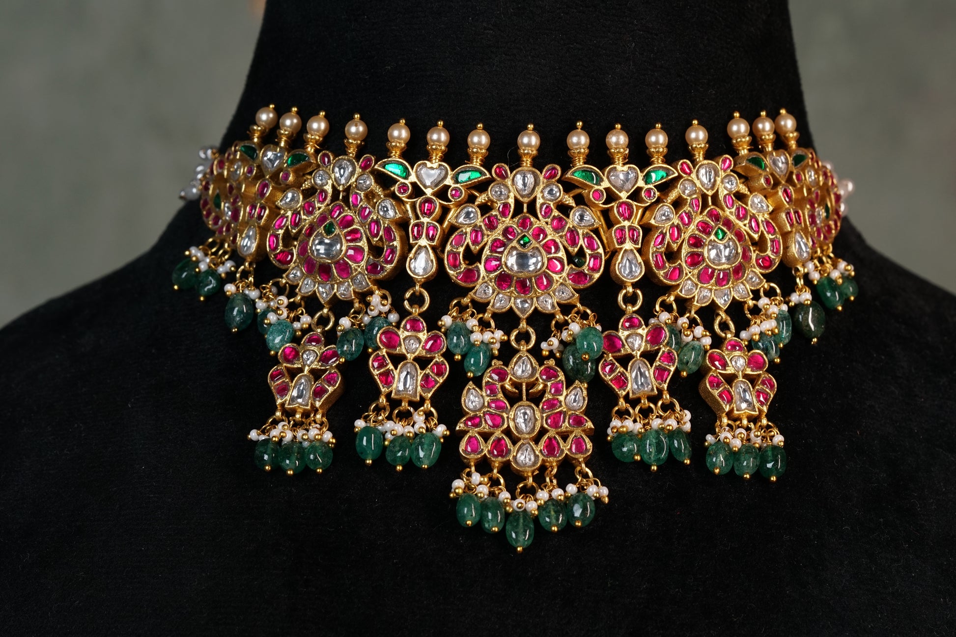 Kundan Choker (4-8247)(K)(PREORDER) - JEWELSTYLE