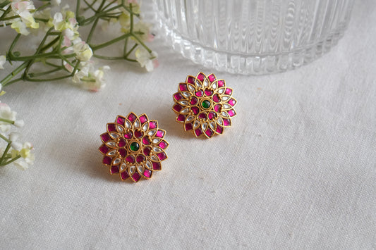 Kundan Studs (1-5121)(R) - JEWELSTYLE