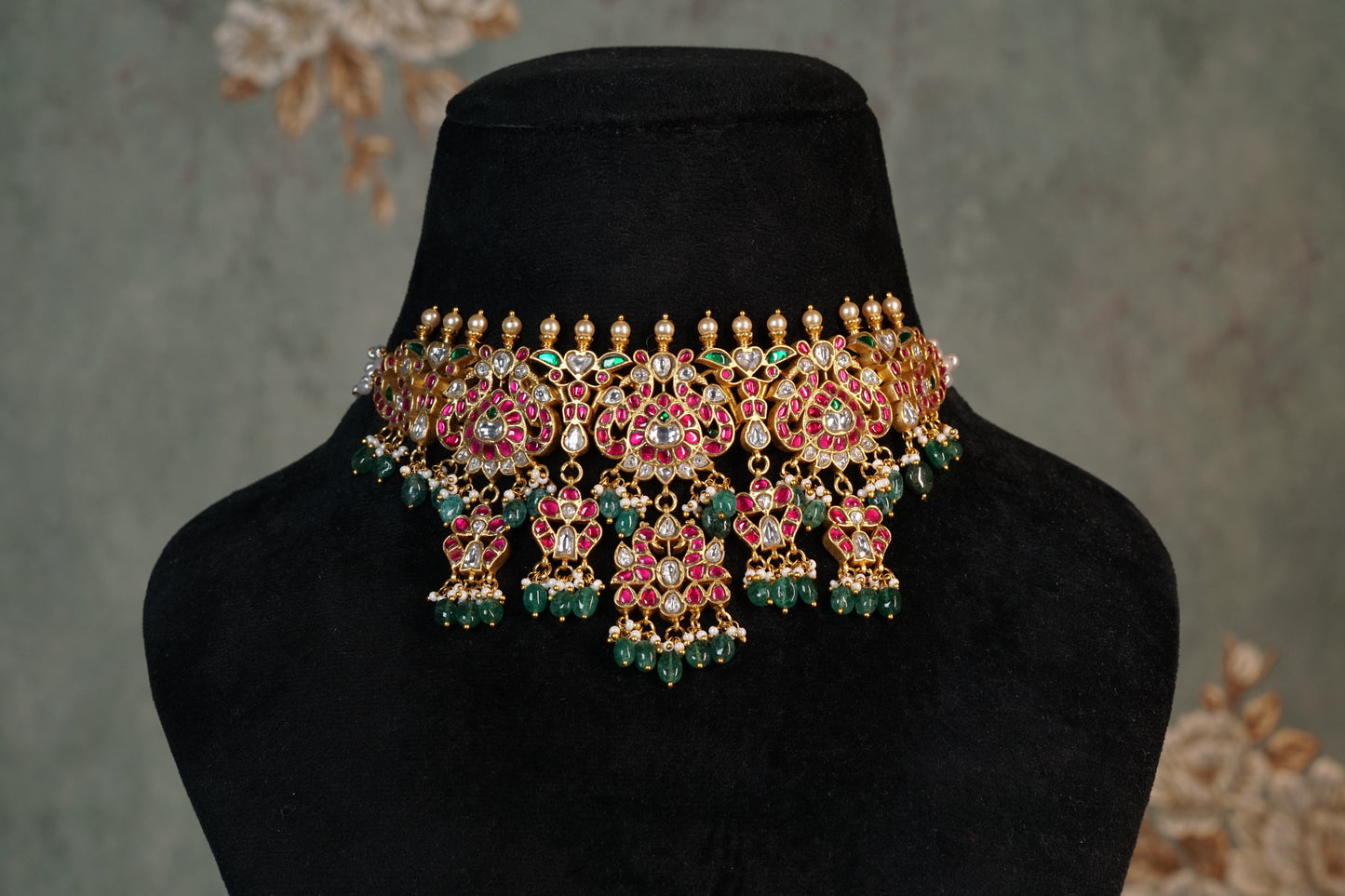 Kundan Choker (4-8247)(K)(PREORDER) - JEWELSTYLE