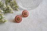 Kundan Studs (1-5121)(R) - JEWELSTYLE