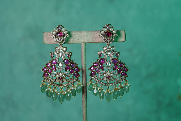 Polki Earrings  (1-4267)(B)