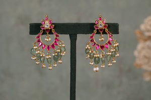 Kundan earring (1-4432)(K)