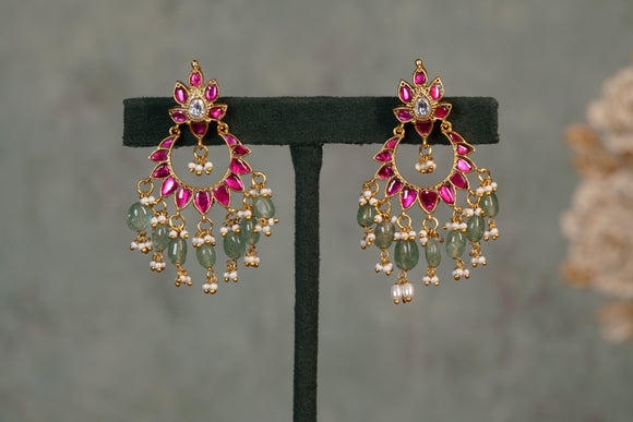 Kundan earring (1-4432)(K)