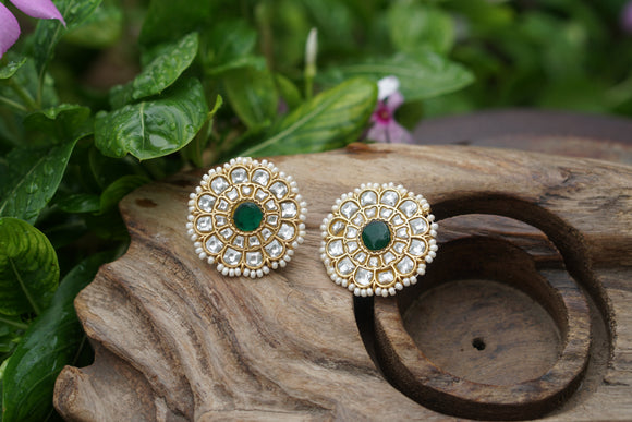 Kundan Studs (1-4434)(K)