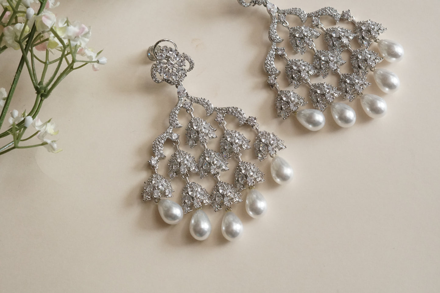 Ad stone earrings (1-5193)(B)