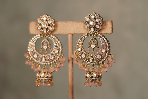 Polki Jhumki  (1-4265)(B)
