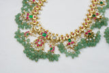 Kundan Necklace Set  (4-7510)(R)