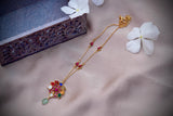 Kundan pendant necklace (4-5457)(R)