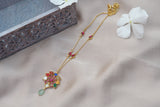 Kundan pendant necklace (4-5457)(R)