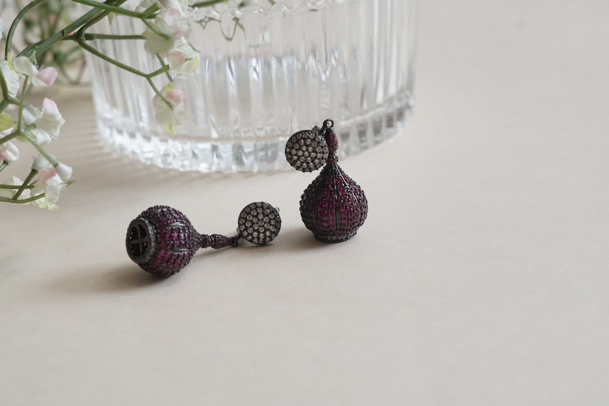 AD earrings (1-5204)(B)(From Turkey) - JEWELSTYLE