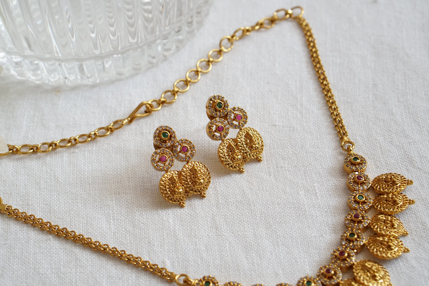 Antique Necklace set(4-8582)(Ak)(offer piece)