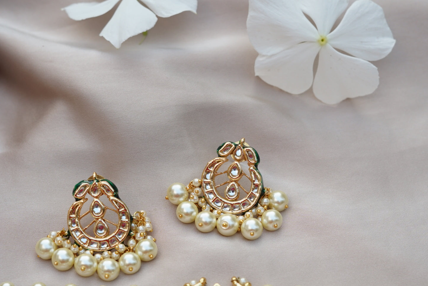 Pearl choker set (4-5464)(N)