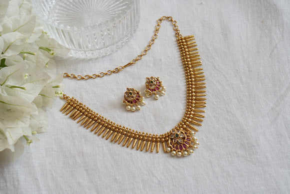 Antique Necklace set(4-8584)(Ak)