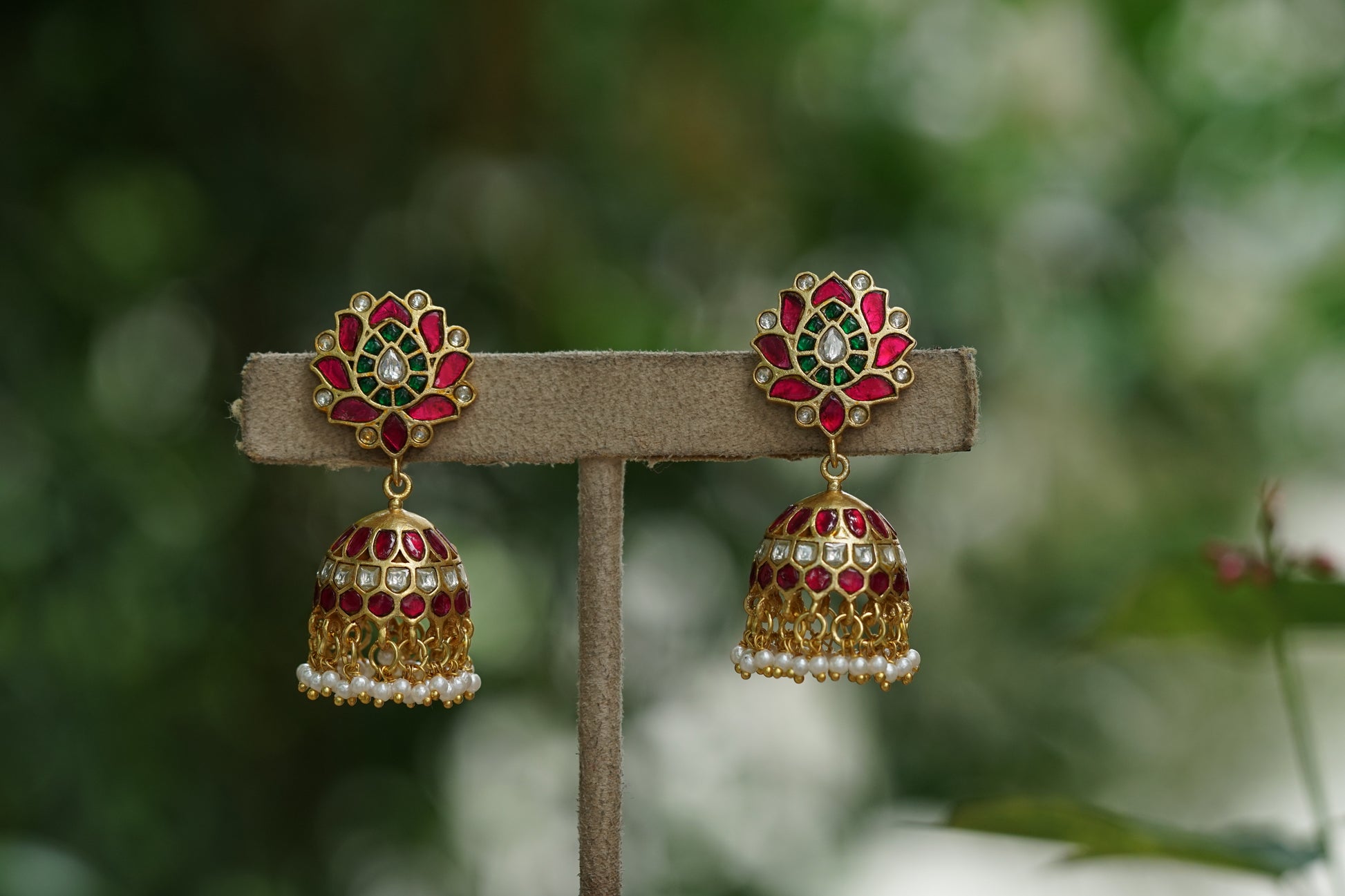 Kundan Jhumki (1-4437)(made on order 10-15days) - JEWELSTYLE