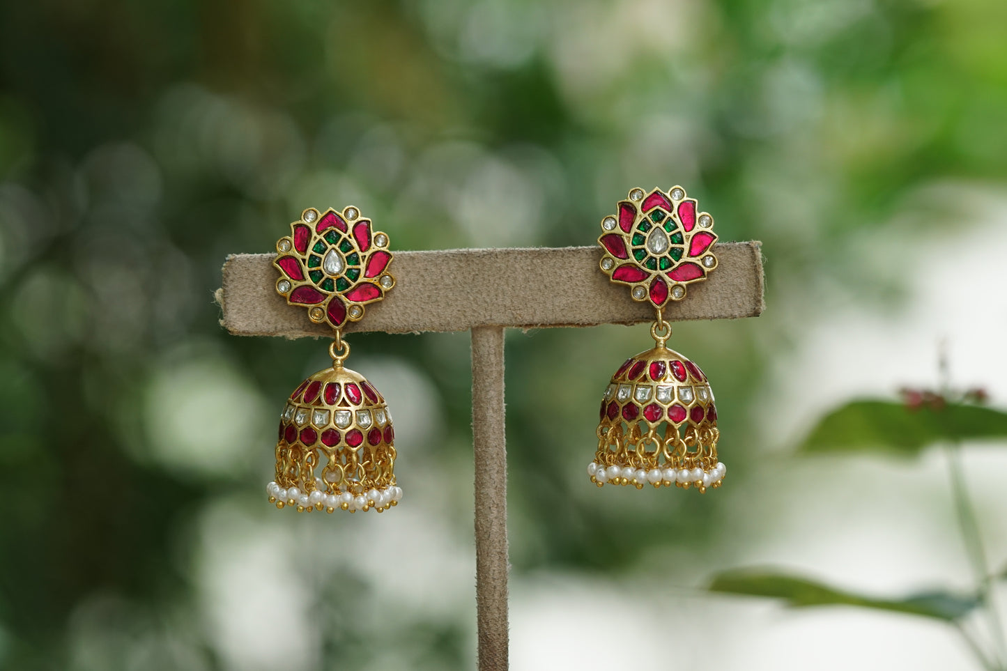 Kundan Jhumki (1-4437)(made on order 10-15days) - JEWELSTYLE