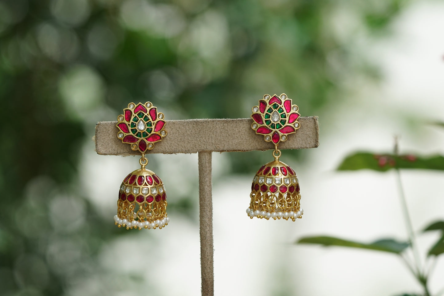 Kundan Jhumki (1-4437)(made on order 10-15days) - JEWELSTYLE