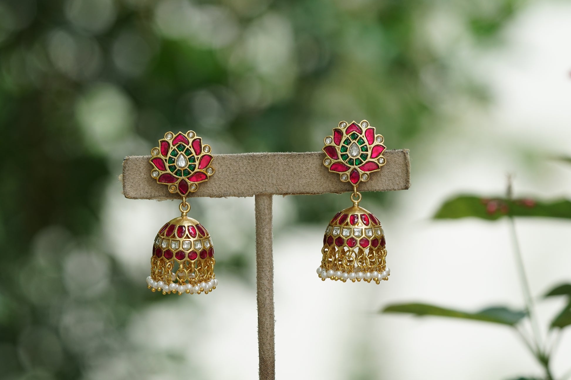 Kundan Jhumki (1-4437)(made on order 10-15days) - JEWELSTYLE