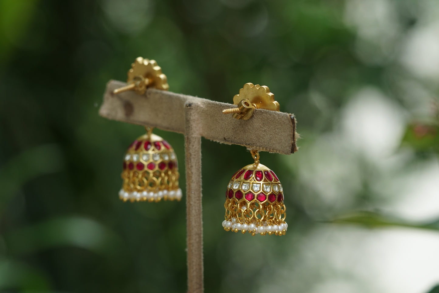 Kundan Jhumki (1-4437)(made on order 10-15days) - JEWELSTYLE