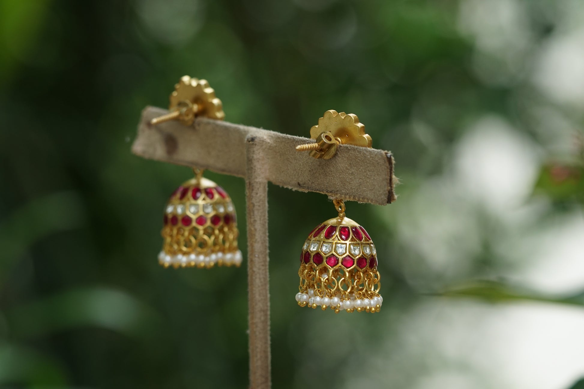 Kundan Jhumki (1-4437)(made on order 10-15days) - JEWELSTYLE