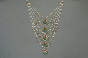 Kundan Ranihaar necklace (4-6898)(R)(PREORDER DELIVERS IN 20DAYS)