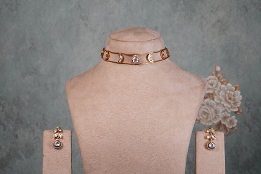 Polki Choker Set (4-9068)(B)