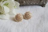 Kundan studs  (1-4271)(R)