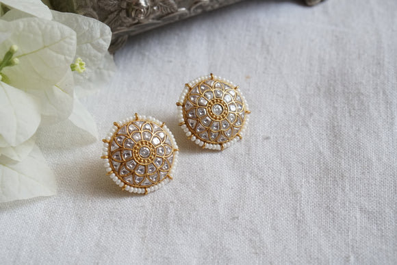 Kundan studs  (1-4271)(R)