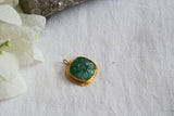 Green Stone Pendant  (4-8053)(B)