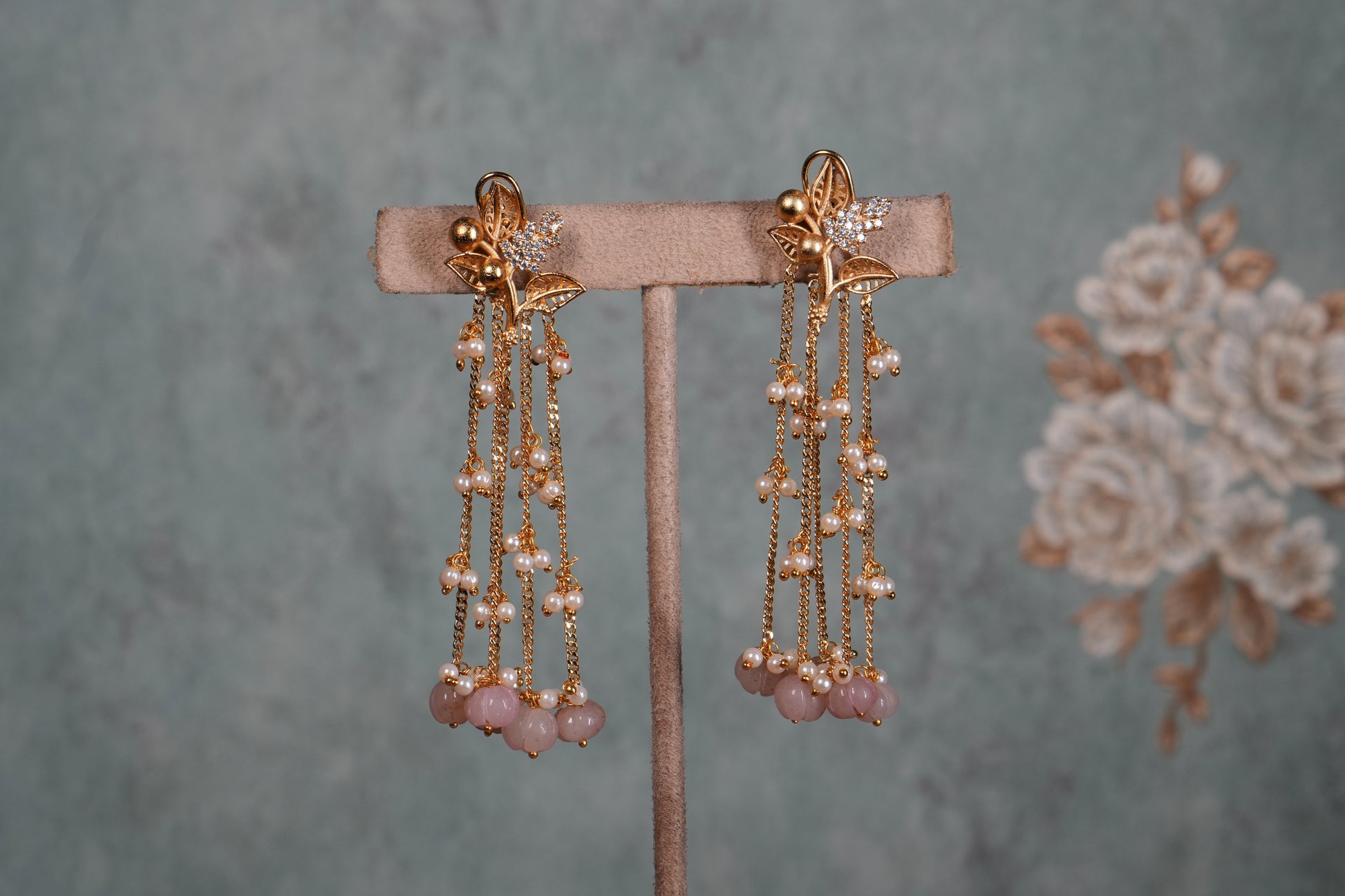AD Earrings (1-5128)(B) - JEWELSTYLE