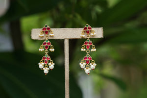 Kundan Earrings (1-4440)(INTRODUCTORY PRICE)