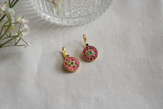 Kundan Bugadi Earrings (1-5240)(K)