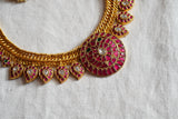 Kundan necklace set(4-7825)(R)