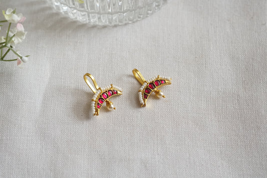 Kundan Bugadi Earrings (1-5241)(K)