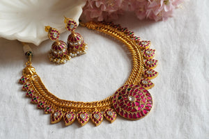 Kundan necklace set(4-7825)(R)(ALREADY DISCOUNTED)