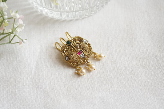 Kundan Hairpin & Pendant (5-1724)(K)