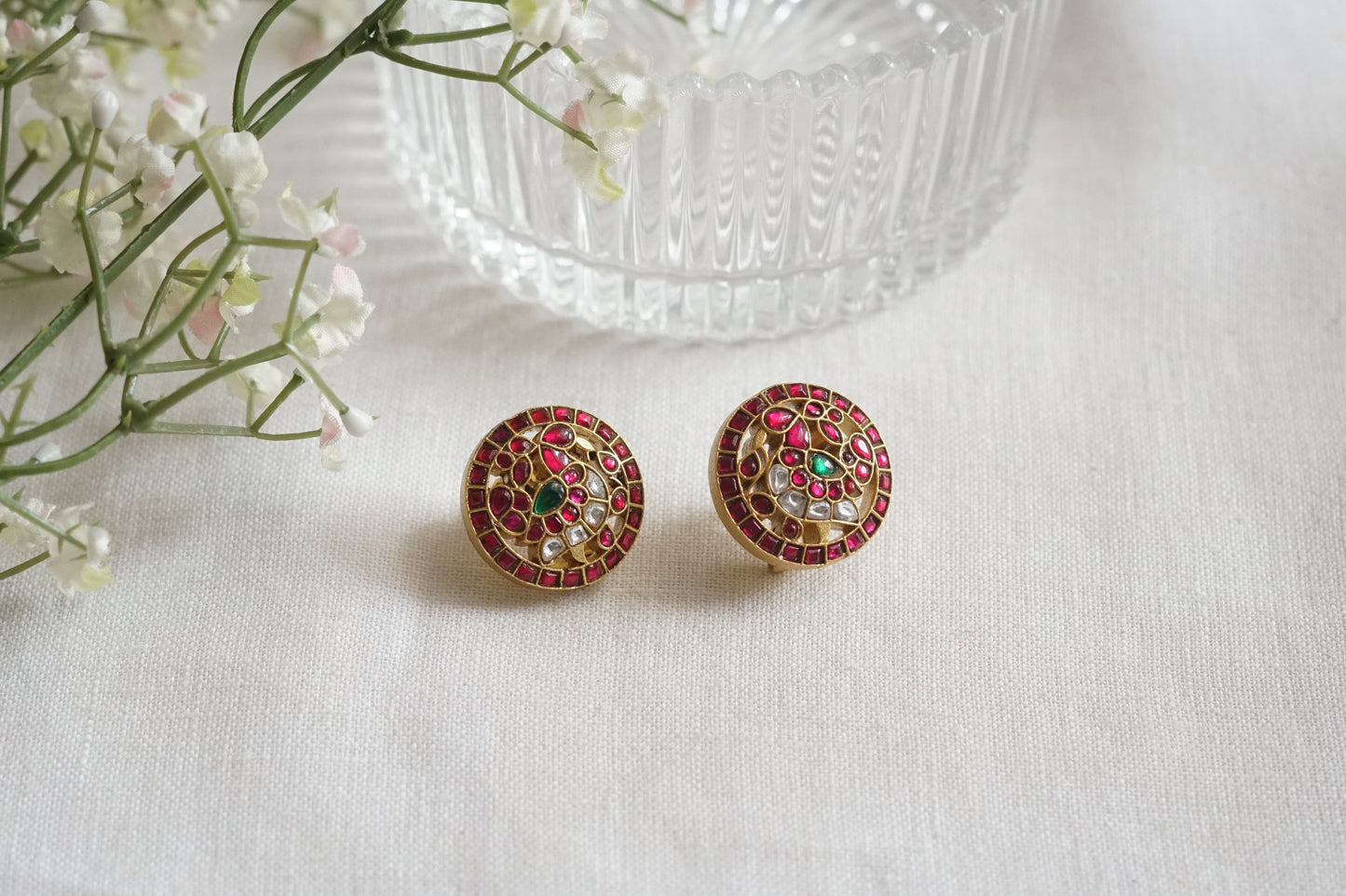 Kundan Studs (1-5235)(K)
