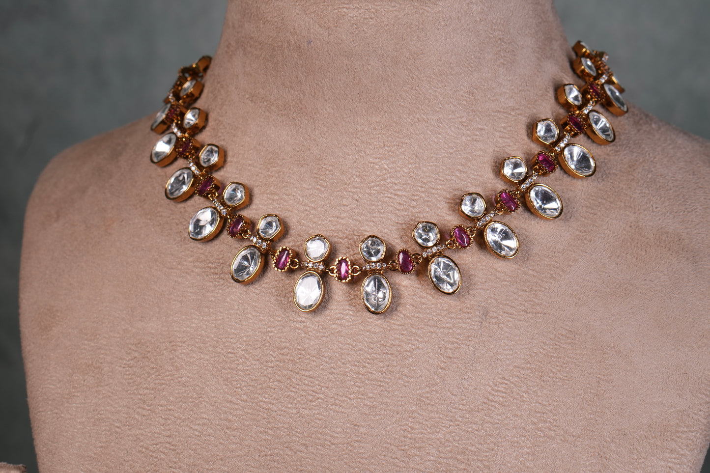 Polki Choker Set (4-9070)(B)