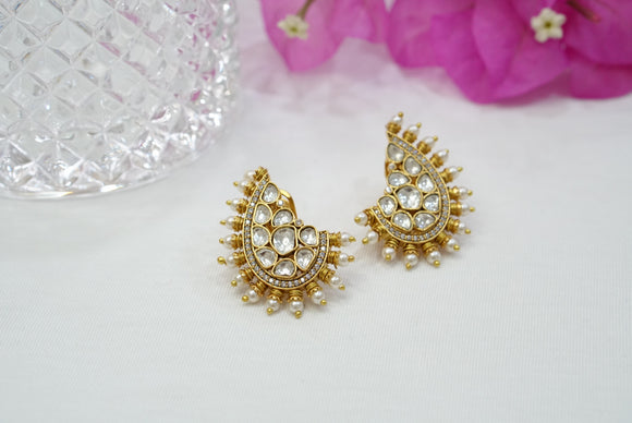 Polki Earrings  (1-3918)(B)